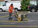 Haullng asphalt to Wyndham Suites, Glenview